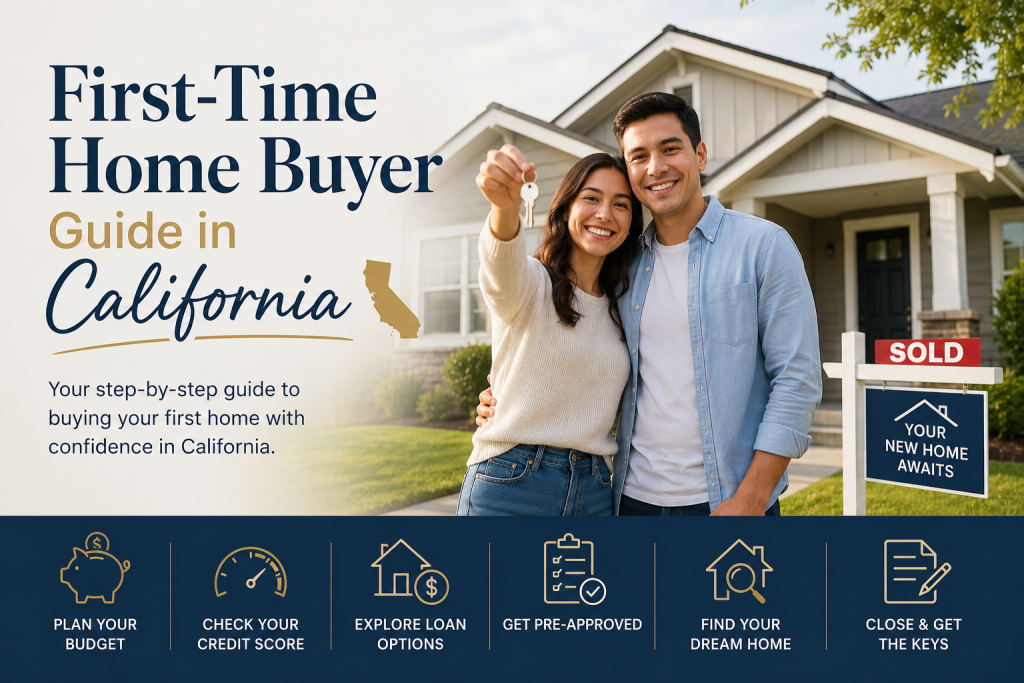 First-time home buyer guide in California
